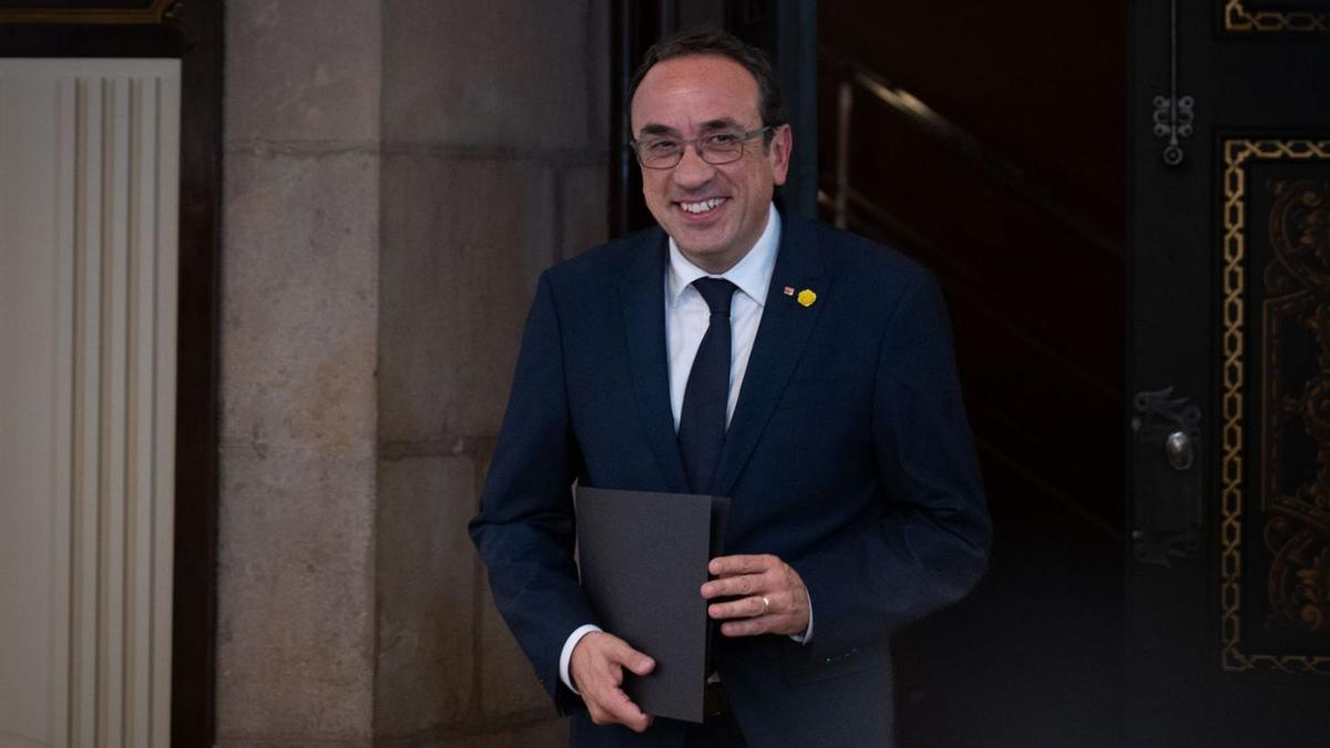 El president del Parlament, Josep Rull, el passat 9 de juliol.    |  DAVID ZORRAKINO / EUROPA PRESS