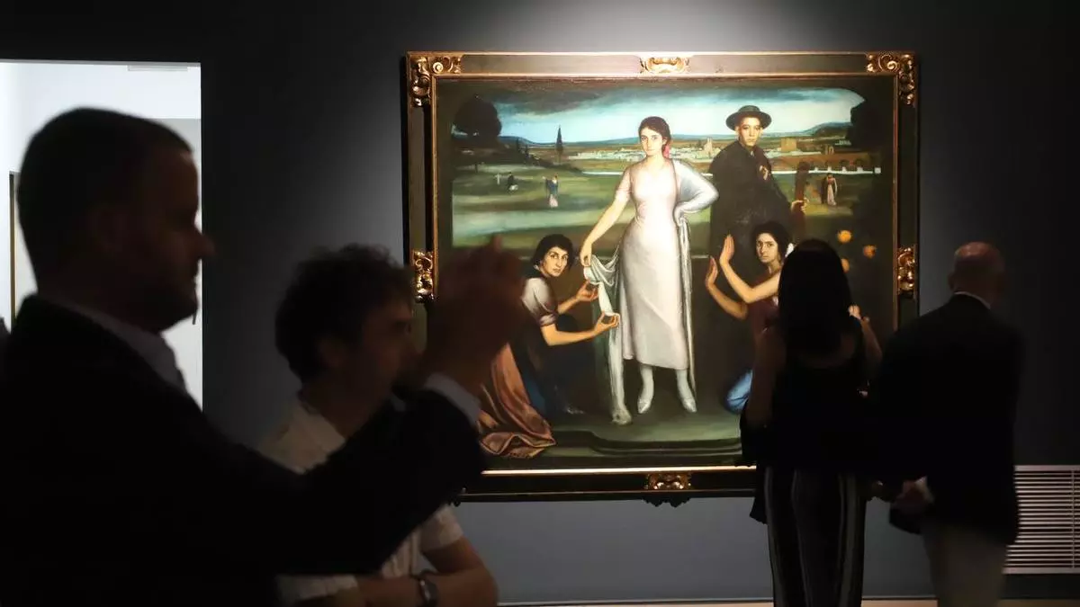 Las obras de Romero de Torres y Zuloaga se confrontan en la exposición 'De lo espiritual a lo profano'