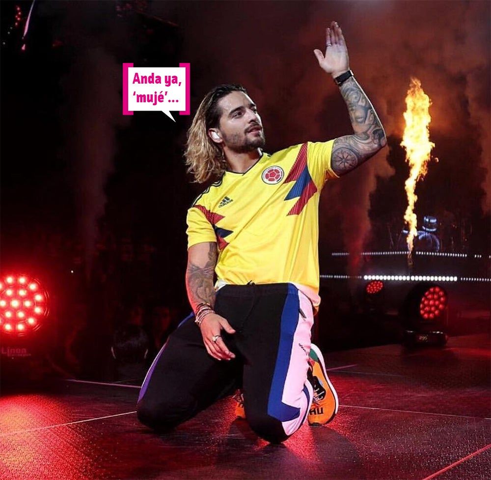 Maluma dice que "Anda ya, 'mujé'..."