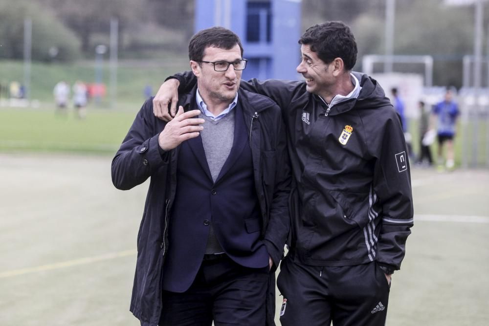 Entrenamiento del Real Oviedo en El Requexón