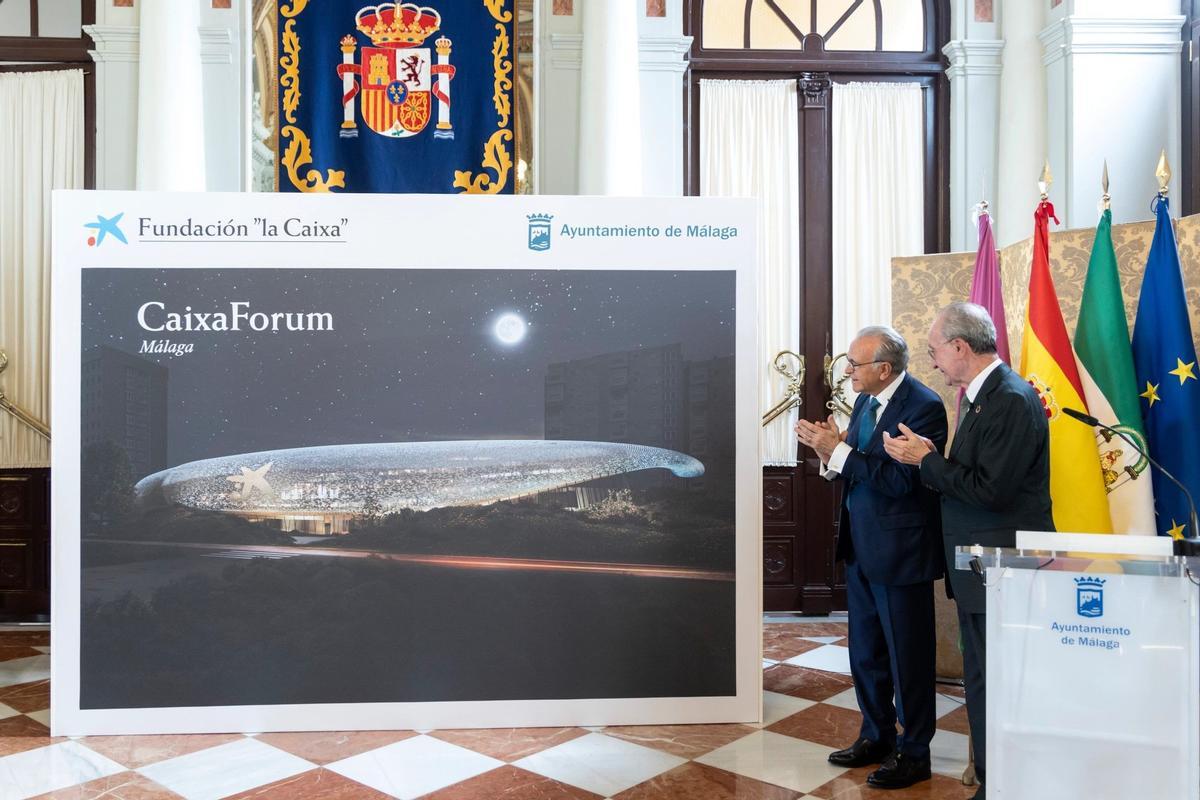 La Fundació 'La Caixa' presenta el projecte de la futura seu de CaixaForum Màlaga