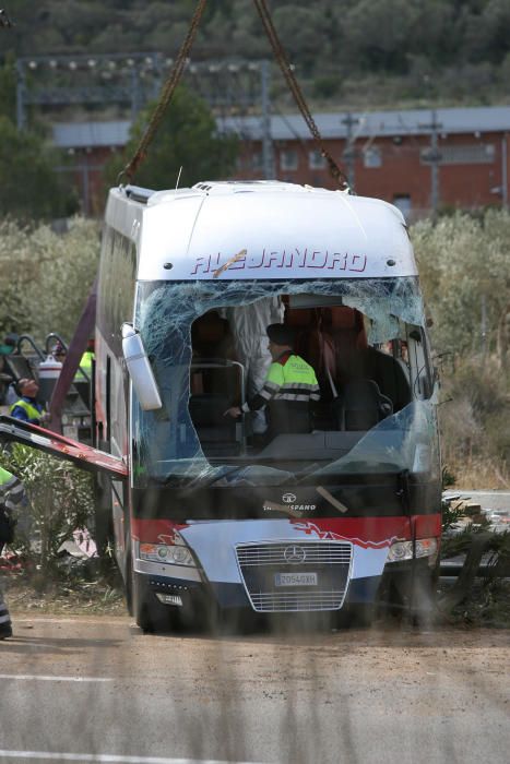 Accidente de tráfico en Freginals (Tarragona)