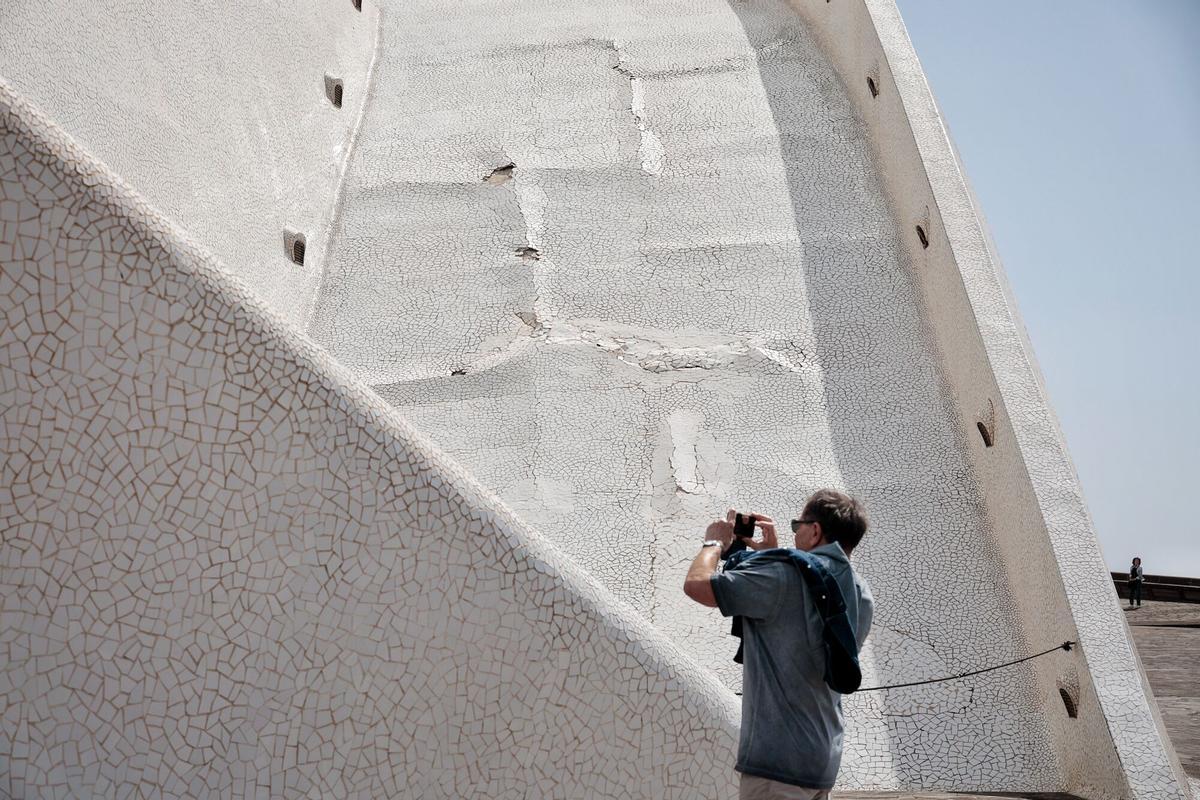 Mal estado de la fachada del Auditorio