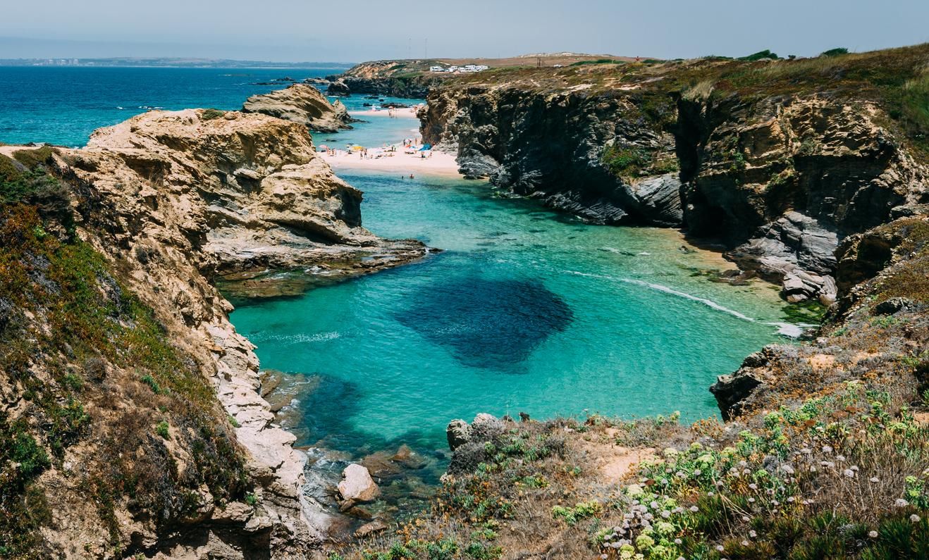 La playa de Samoqueira en Porto Covo
