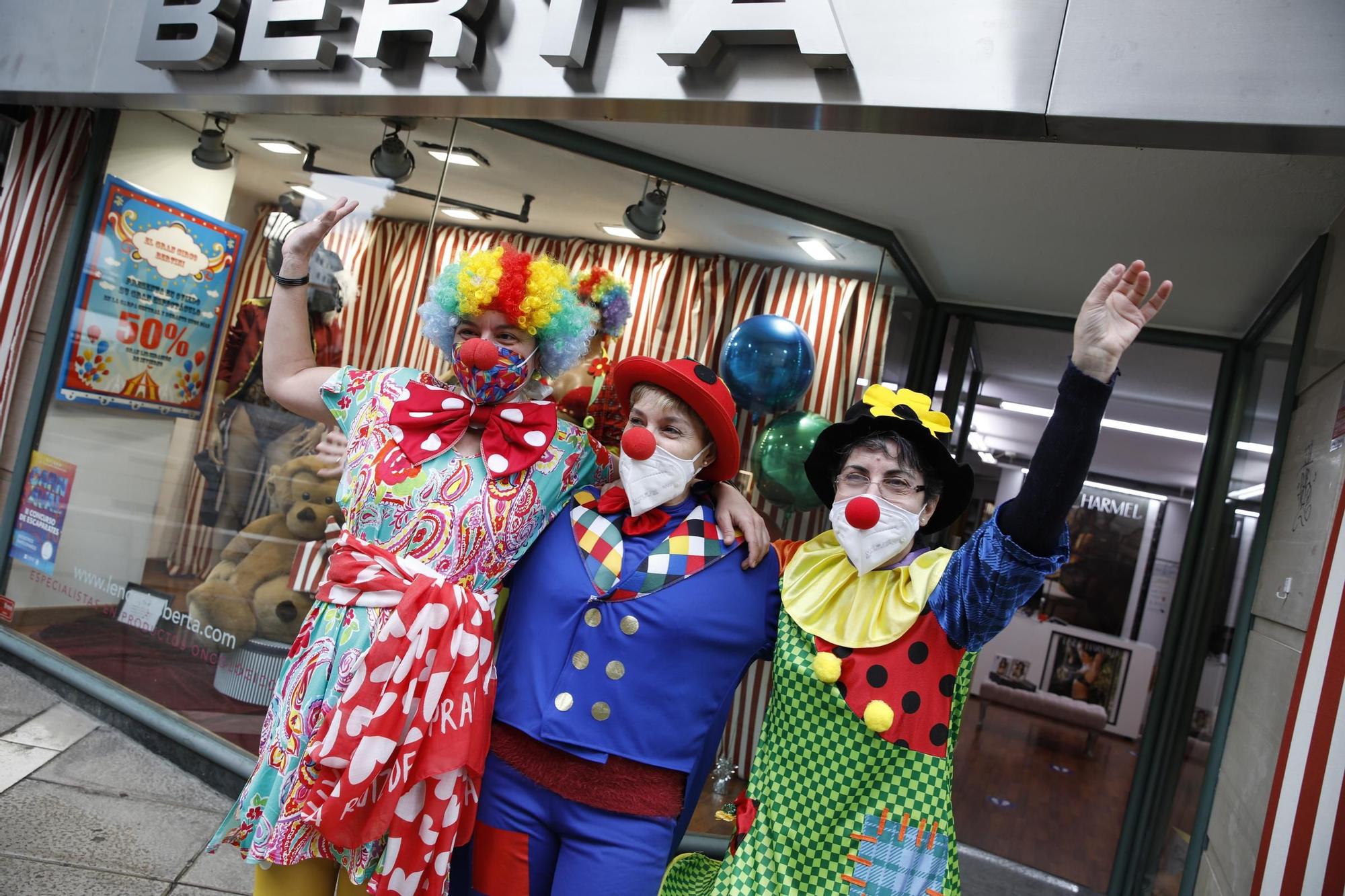 Escaparates de Carnaval de premio en Oviedo