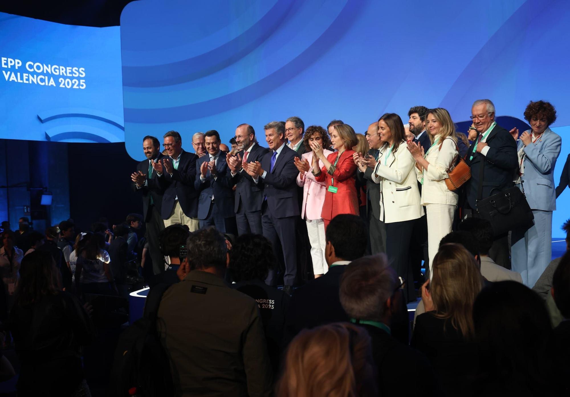 Todas las fotos de la segunda jornada del congreso del PP europeo en València