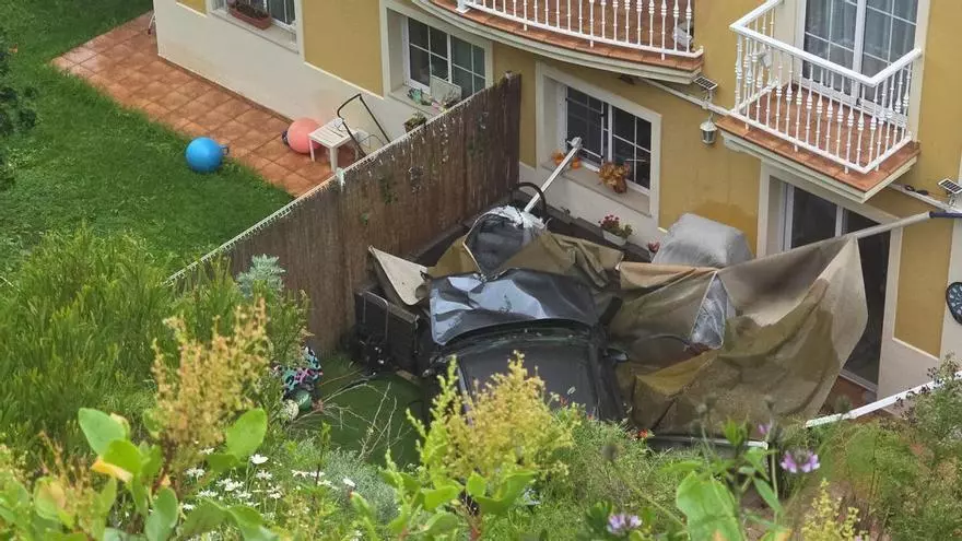 Accidente en el acceso a Santa Úrsula