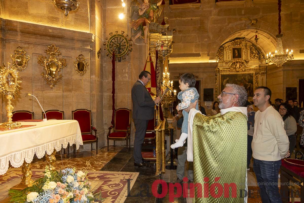 Presentación a la Vera Cruz de Caravaca de los niños nacidos en 2023