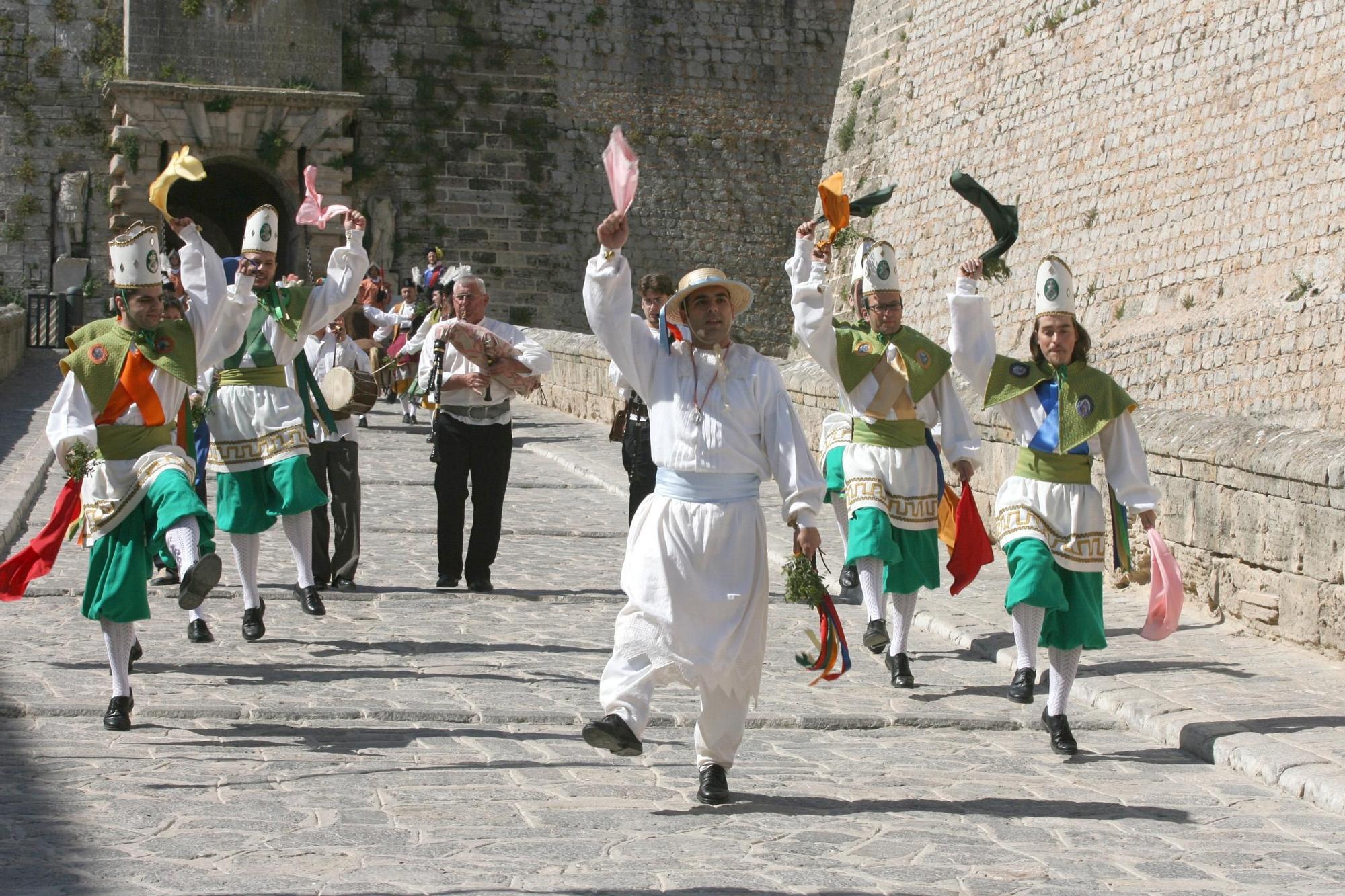 Edición de 2007 de la Feria Medieval de Ibiza.