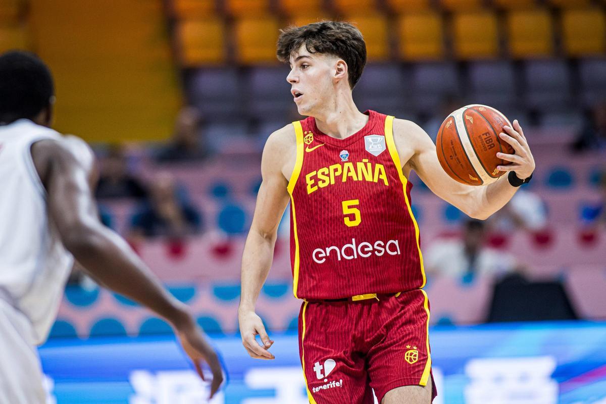 Mario Saint-Supéry debutó este jueves en un Eurobasket.