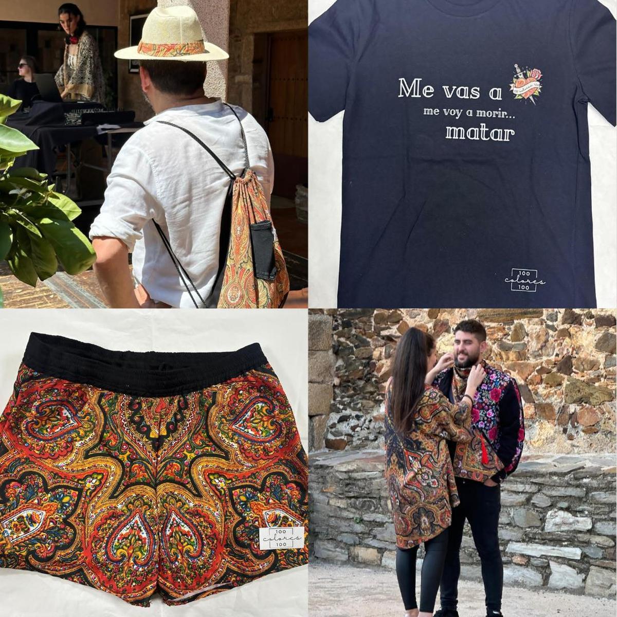 Prendas de ropa de la marca 100colores100.