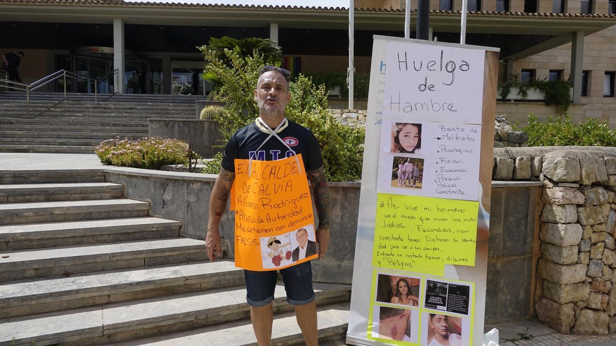 El padre de Malén Ortiz anuncia una huelga de hambre tras ser detenido por amenazar al alcalde de Calvià