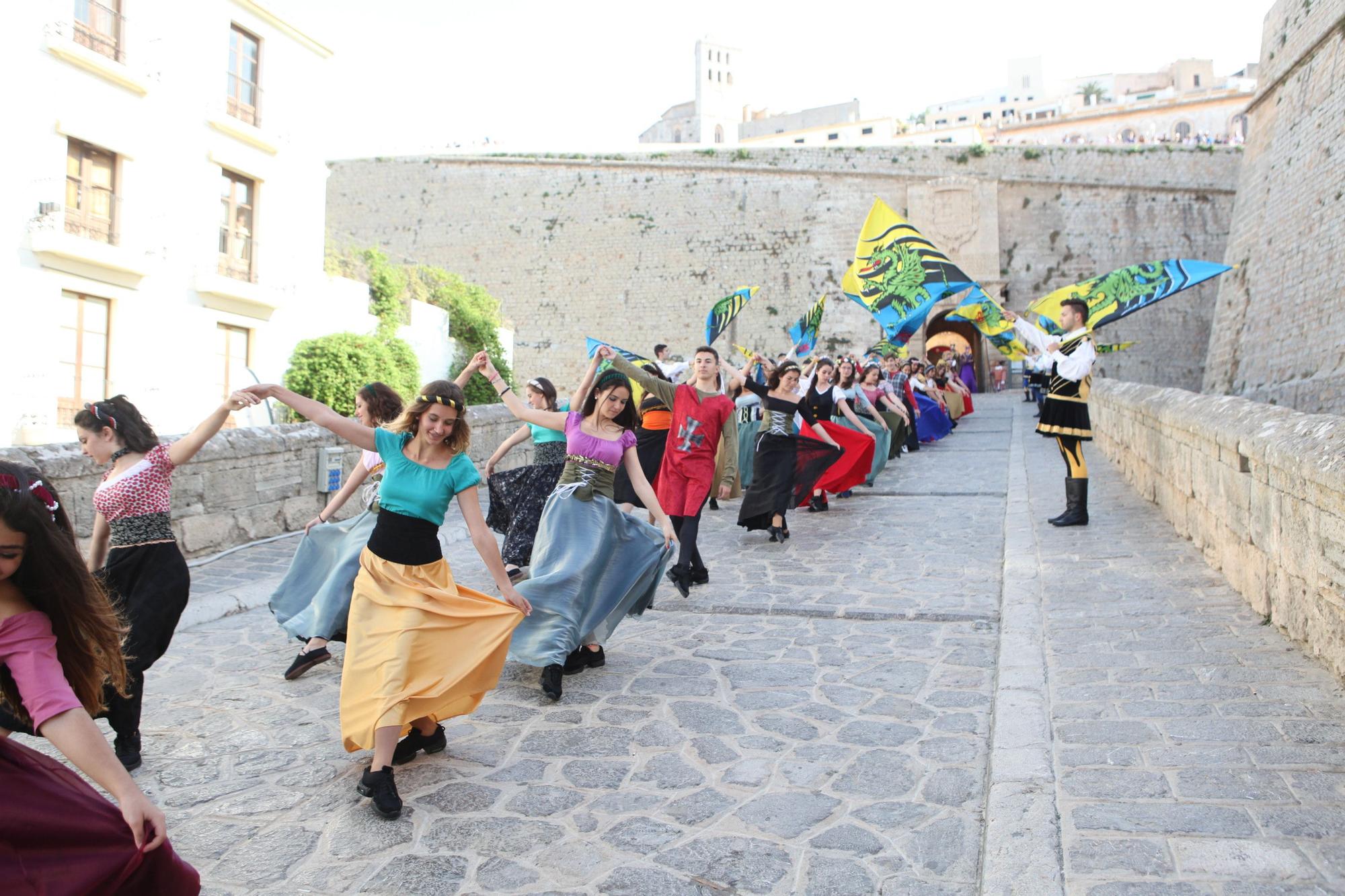 Edición de 2014 de la Feria Medieval de Ibiza.