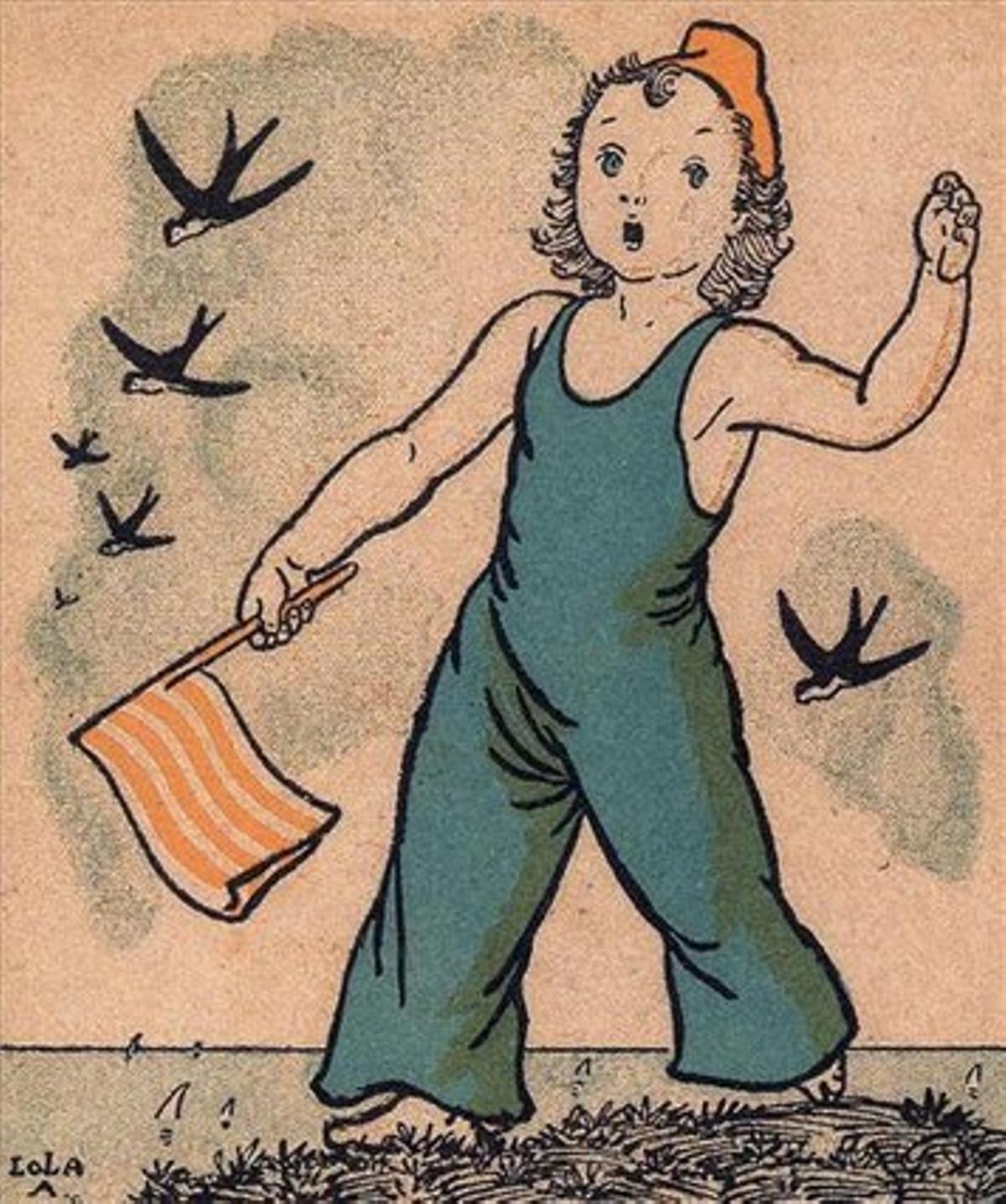’El més petit de tots’. probablement l’obra més popular d’Anglada. ’El més petit de tots’. probablement l’obra més popular d’Anglada.