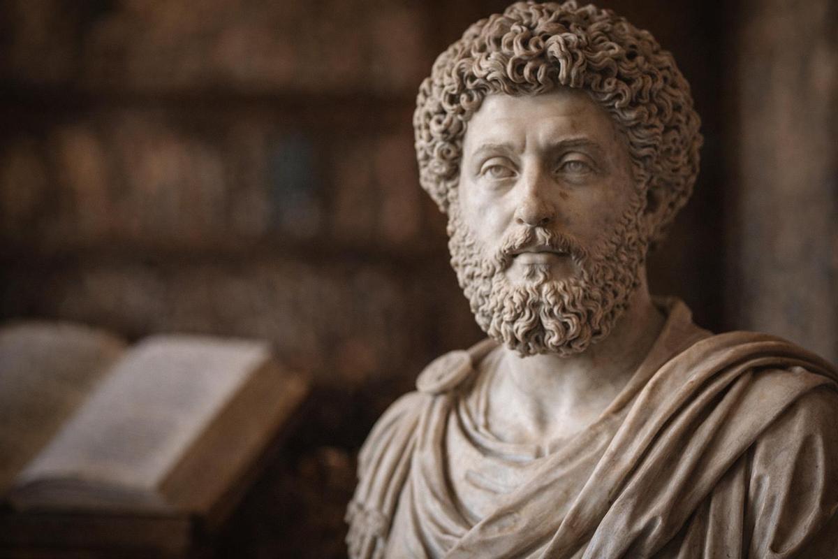 Marco Aurelio, emperador filósofo, es considerado como una de las grandes referencias del estoicismo