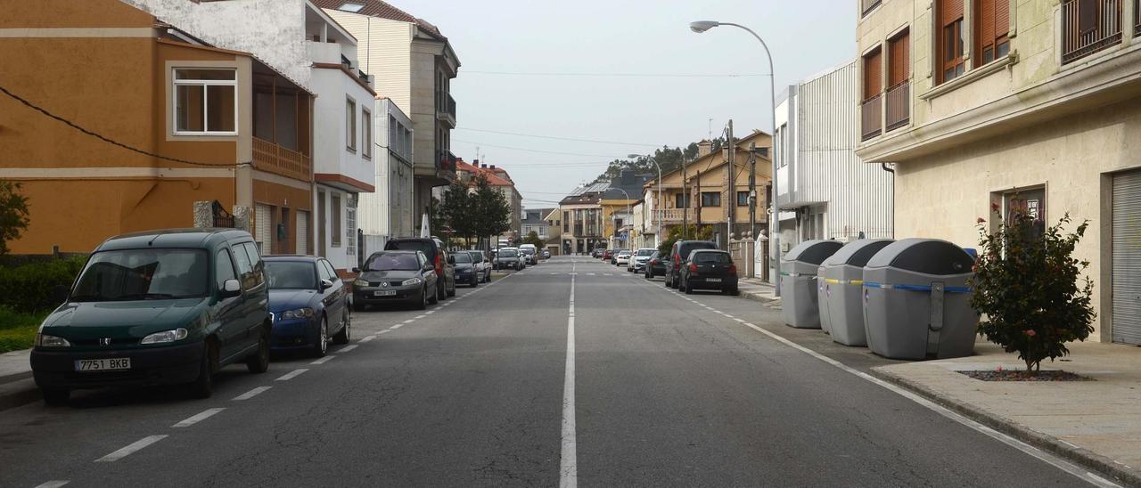 Avenida de A Ponte, en A Illa de Arousa.