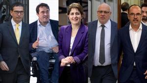 Combo politica  Jaume Alonso-Cuevillas  David Bonvehi  Marta Pascal  Jordi Baiget i Carles Campuzano