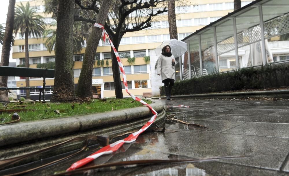 Más de 120 incidencias en A Coruña por ''Ana''