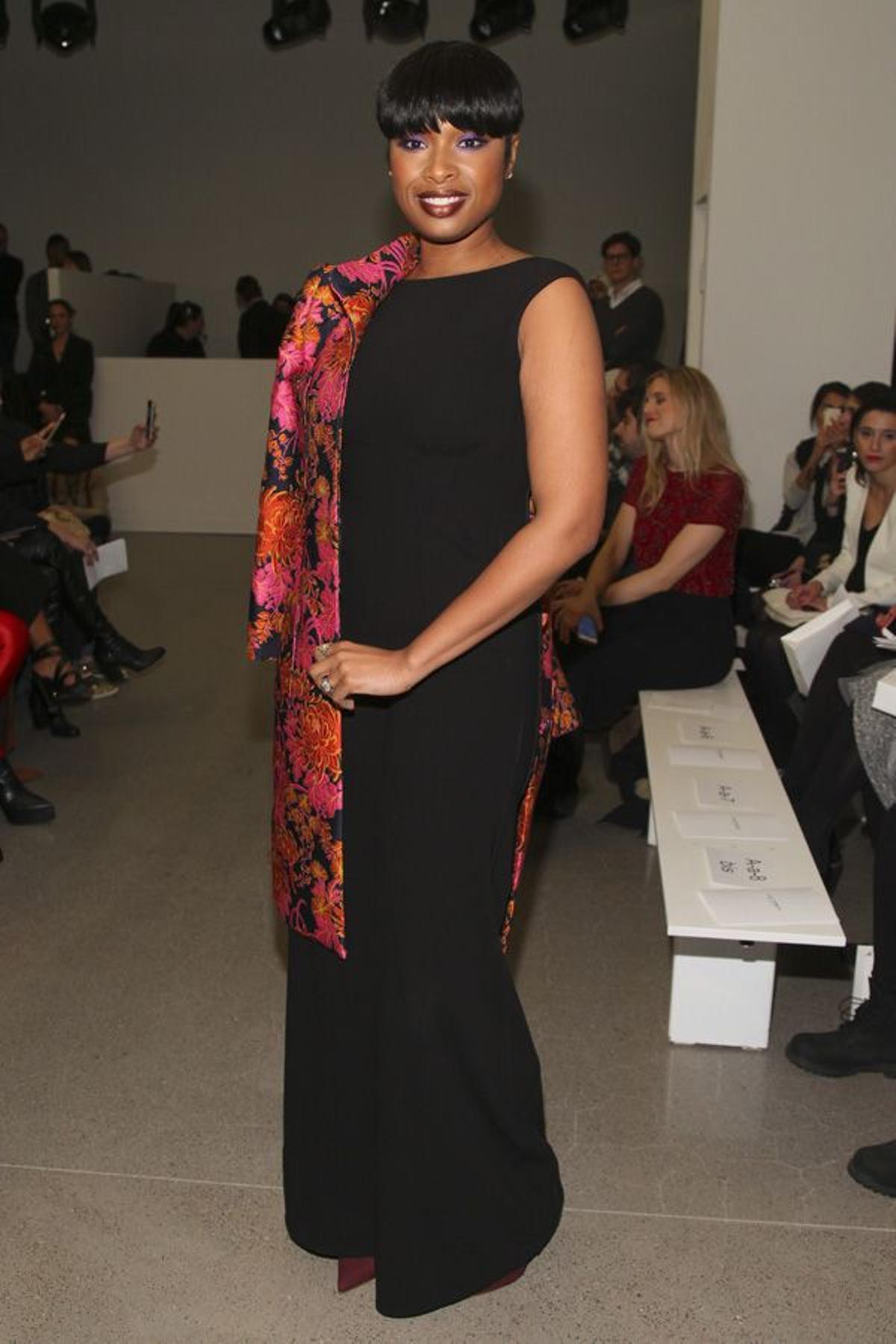 Jennifer Hudson en el desfile de Zac Posen en la semana de la moda de Nueva York