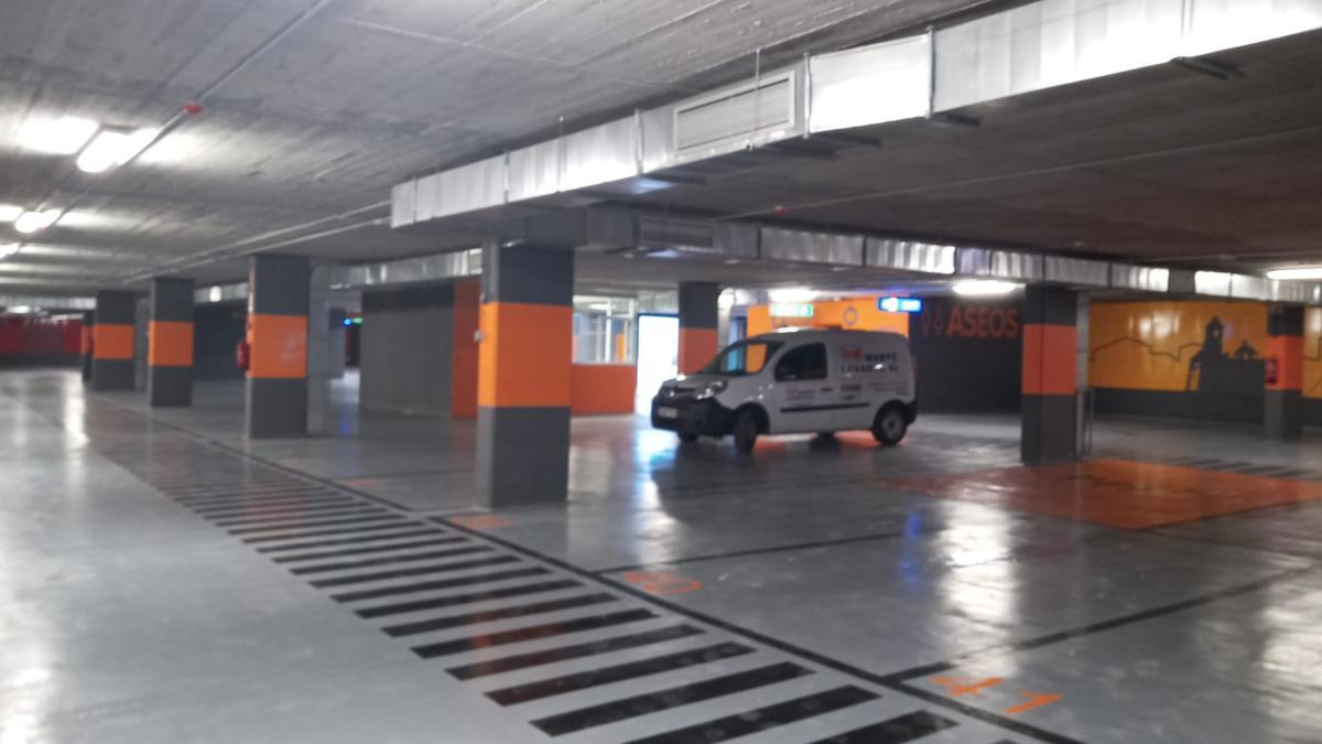 El parking de la plaza García Antón ya está operativo desde este miércoles