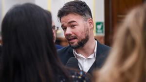 Rufián anuncia un acord amb el Govern per investigar el cas Casernes al Congrés