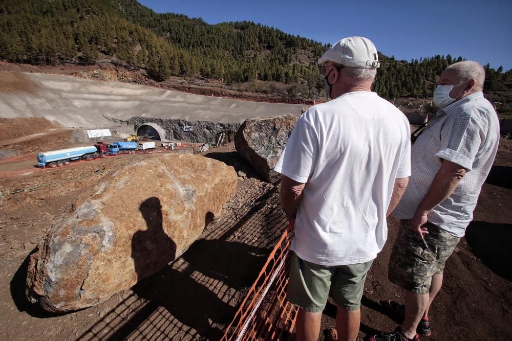 Inicio de la excavación del túnel de Erjos.