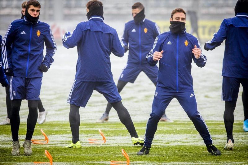 Entrenamiento del 13 de enero del Real Zaragoza