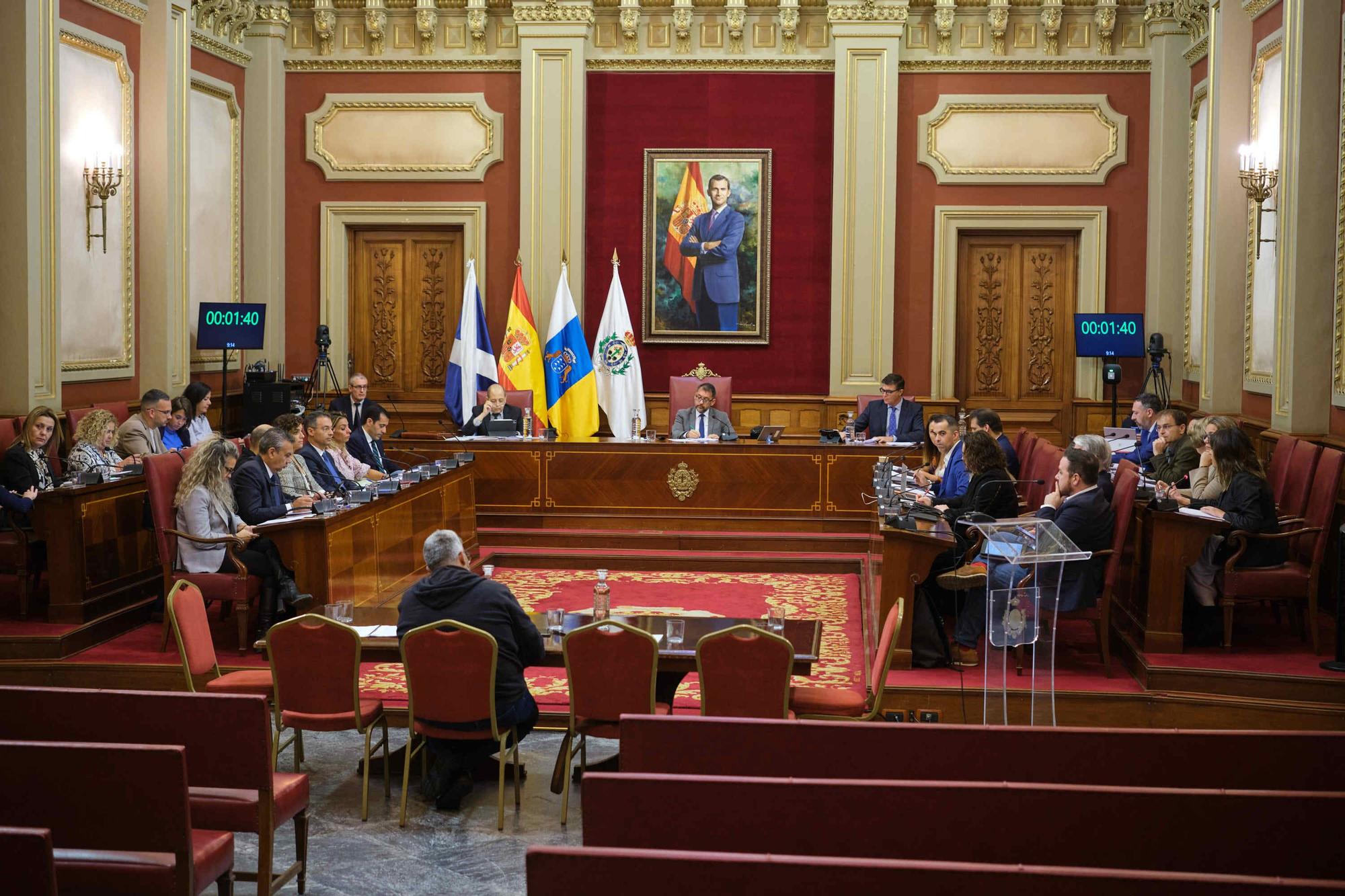 Pleno en el Ayuntamiento de Santa Cruz de Tenerife (23/12/2022)