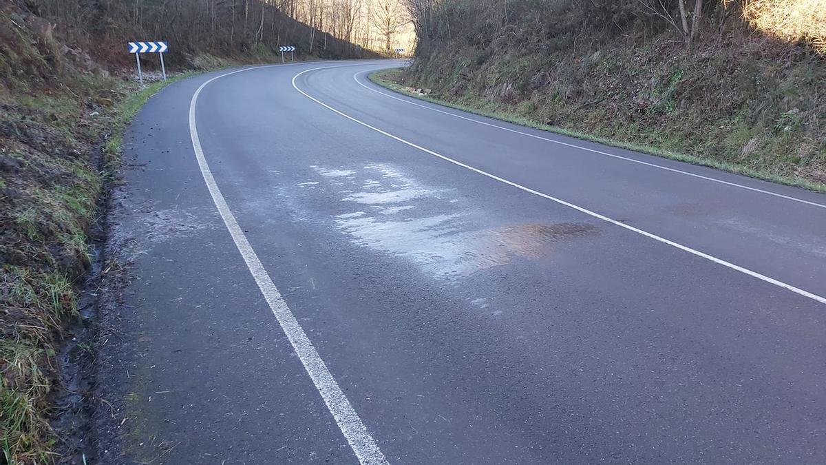 La placa de hielo, esta misma tarde.