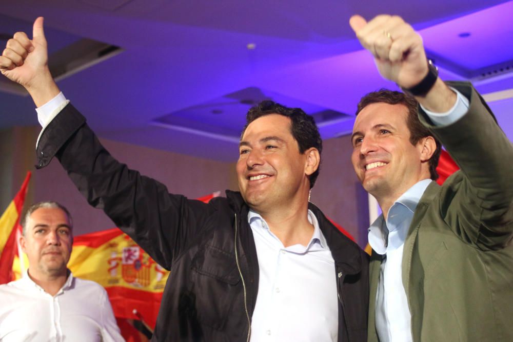 Pablo Casado participa en un acto político en Málaga