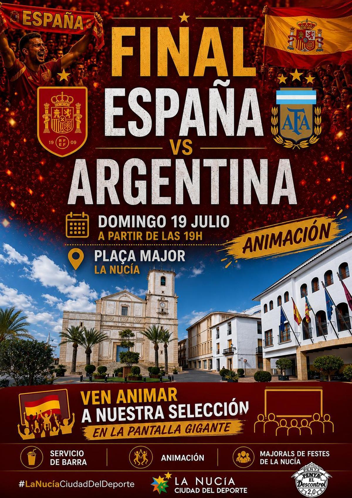 Cartel anunciador.