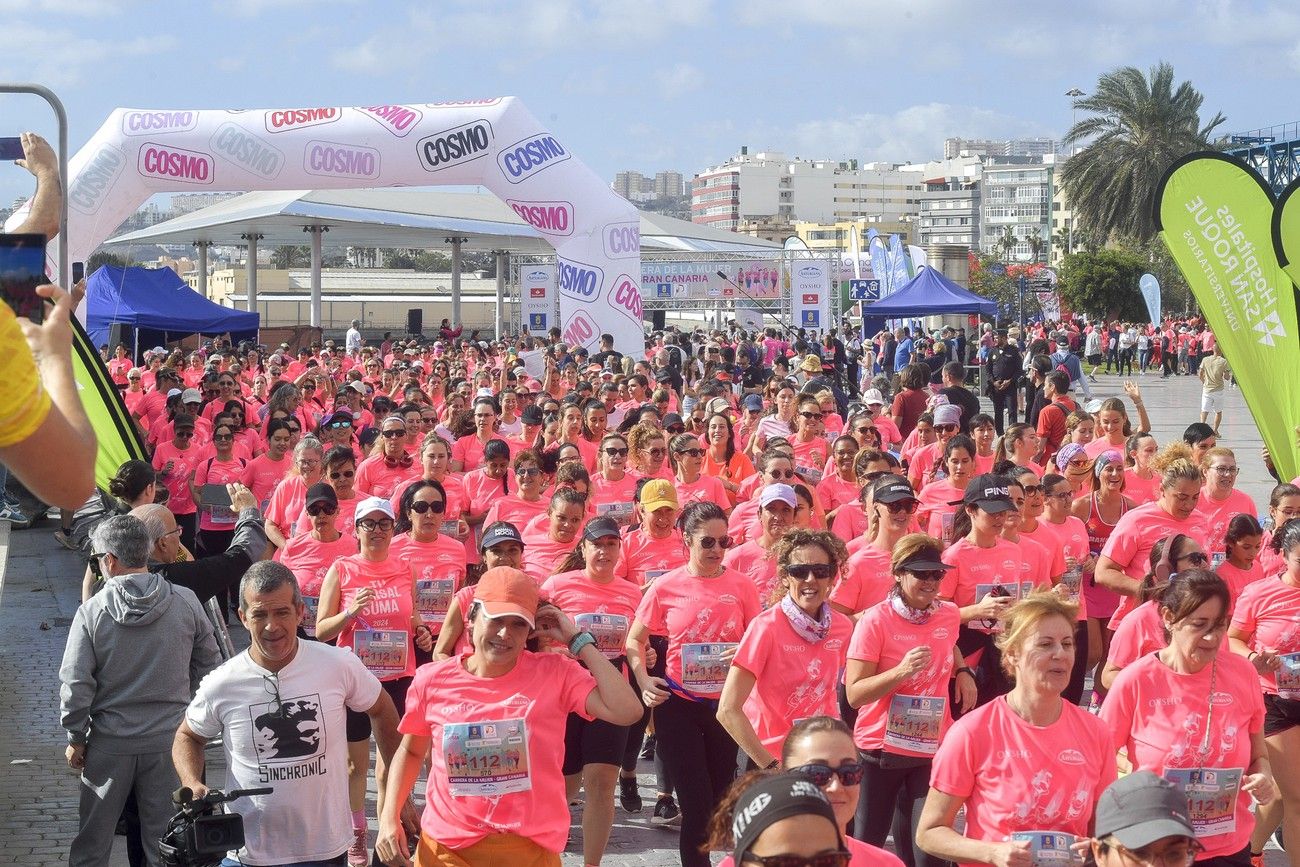 La 'Marea Rosa' de la Carrera de la Mujer de Las Palmas de Gran Canaria, en imágenes