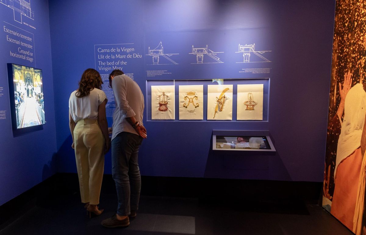 Uno de los espacios expositivos del nuevo Museo del Misteri de Elche