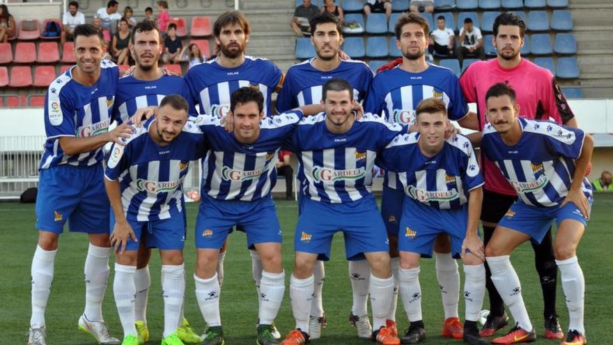 L&#039;equip titular del Figueres contra el Sabadell