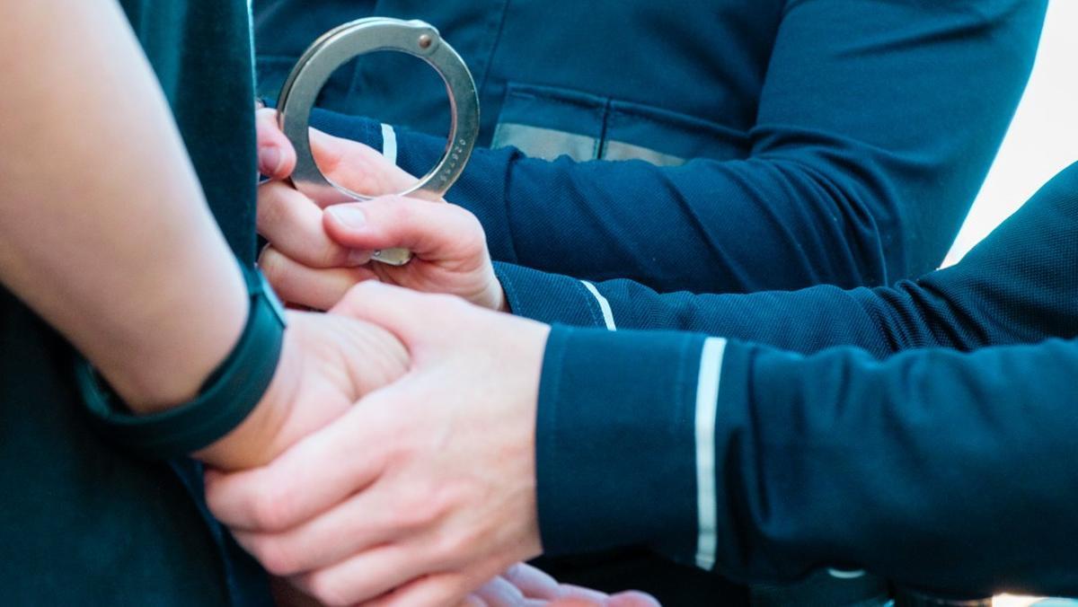 Detención practicada por la Guardia Urbana de Barcelona