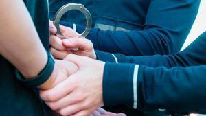 Detención practicada por la Guardia Urbana de Barcelona