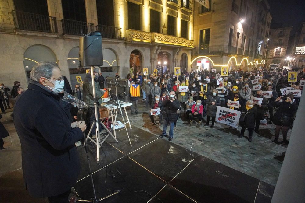 Quim Torra, a l'acte de Girona Vota