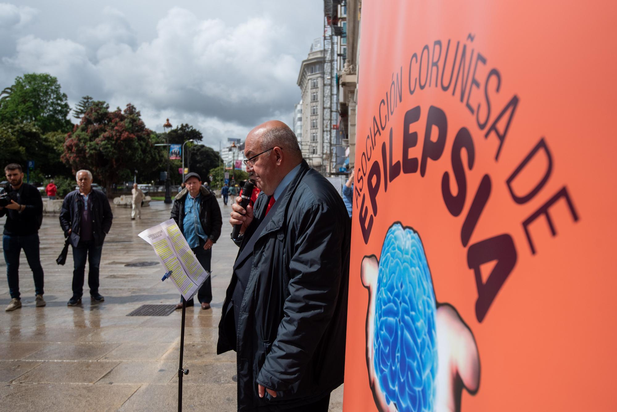 Acto en el Obelisco por el Día Nacional de la Epilepsia