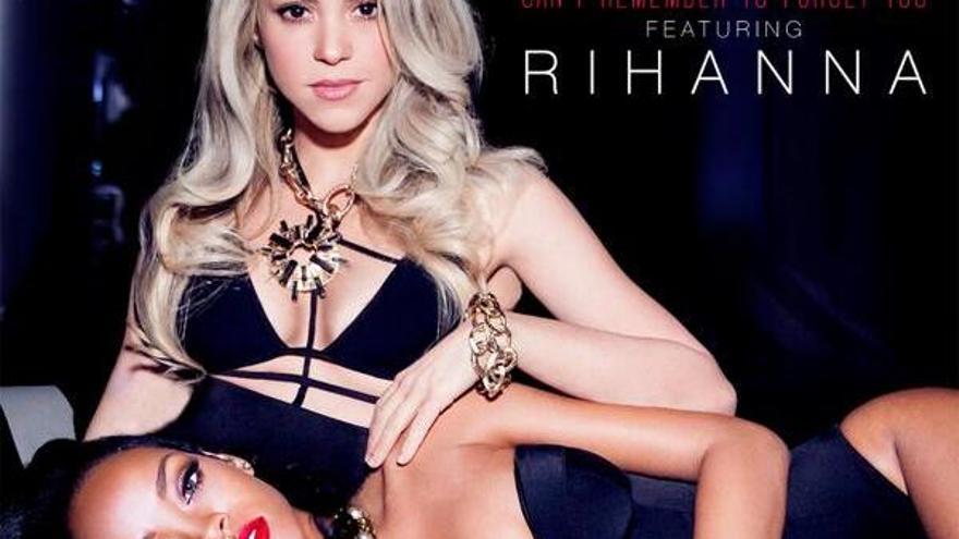 Imagen promocional del dueto entre Shakira y Rihanna.