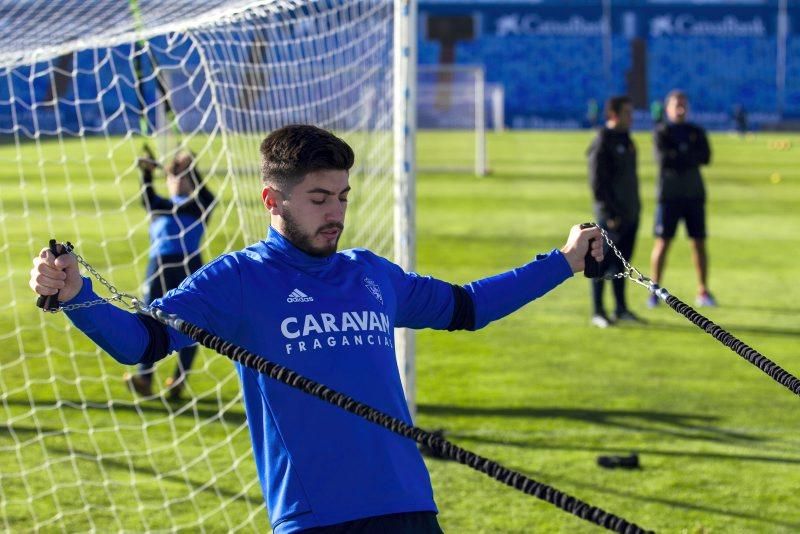 Entrenamiento de puertas abiertas del Real Zaragoza