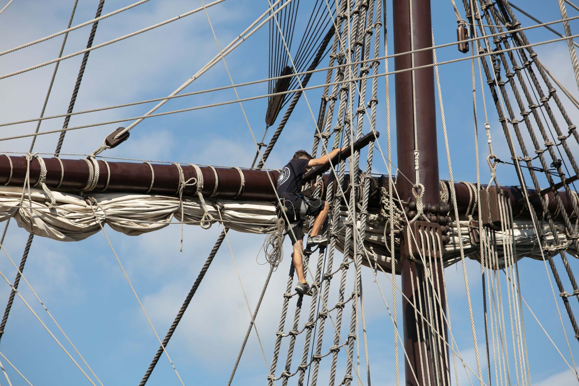 El galeón ‘Andalucía’ recala en Ibiza