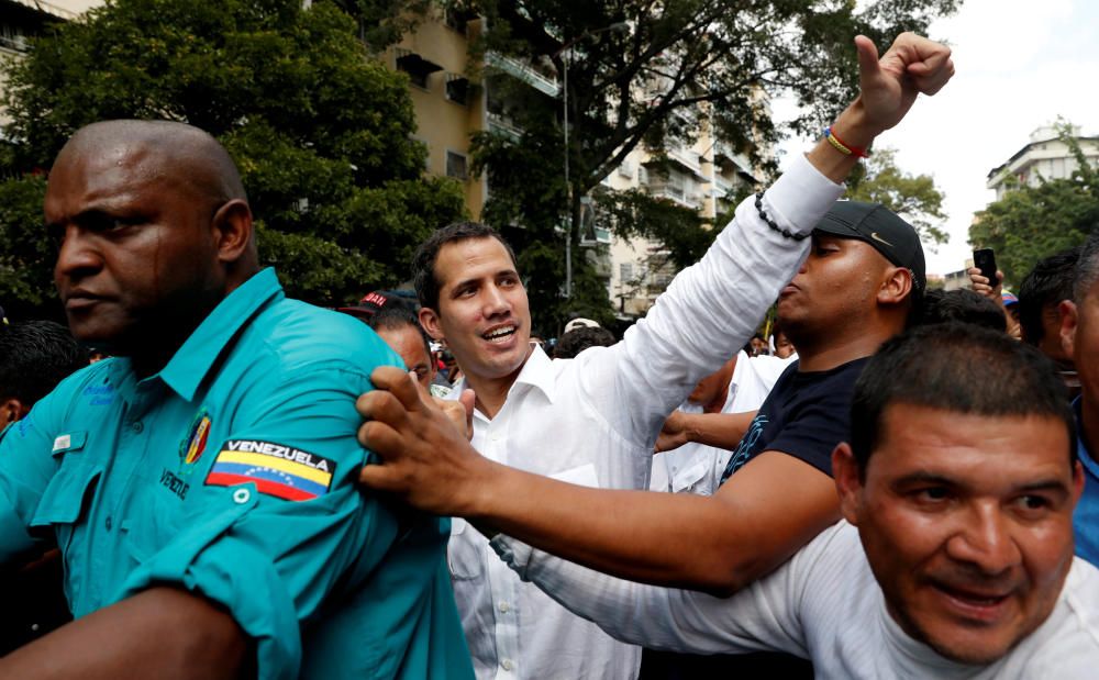 Las imágenes de la protesta en Venezuela.