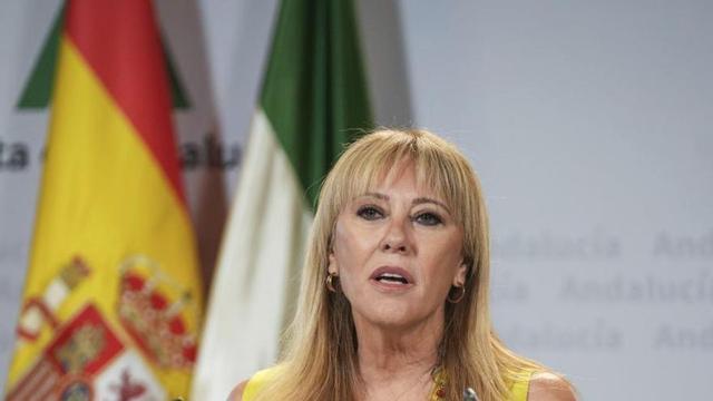 Carolina España, portavoz del Gobierno andaluz. | MARÍA JOSÉ LÓPEZ / EUROPA PRESS