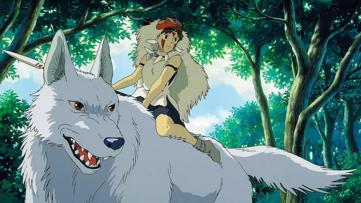 Escena de la Princesa Mononoke