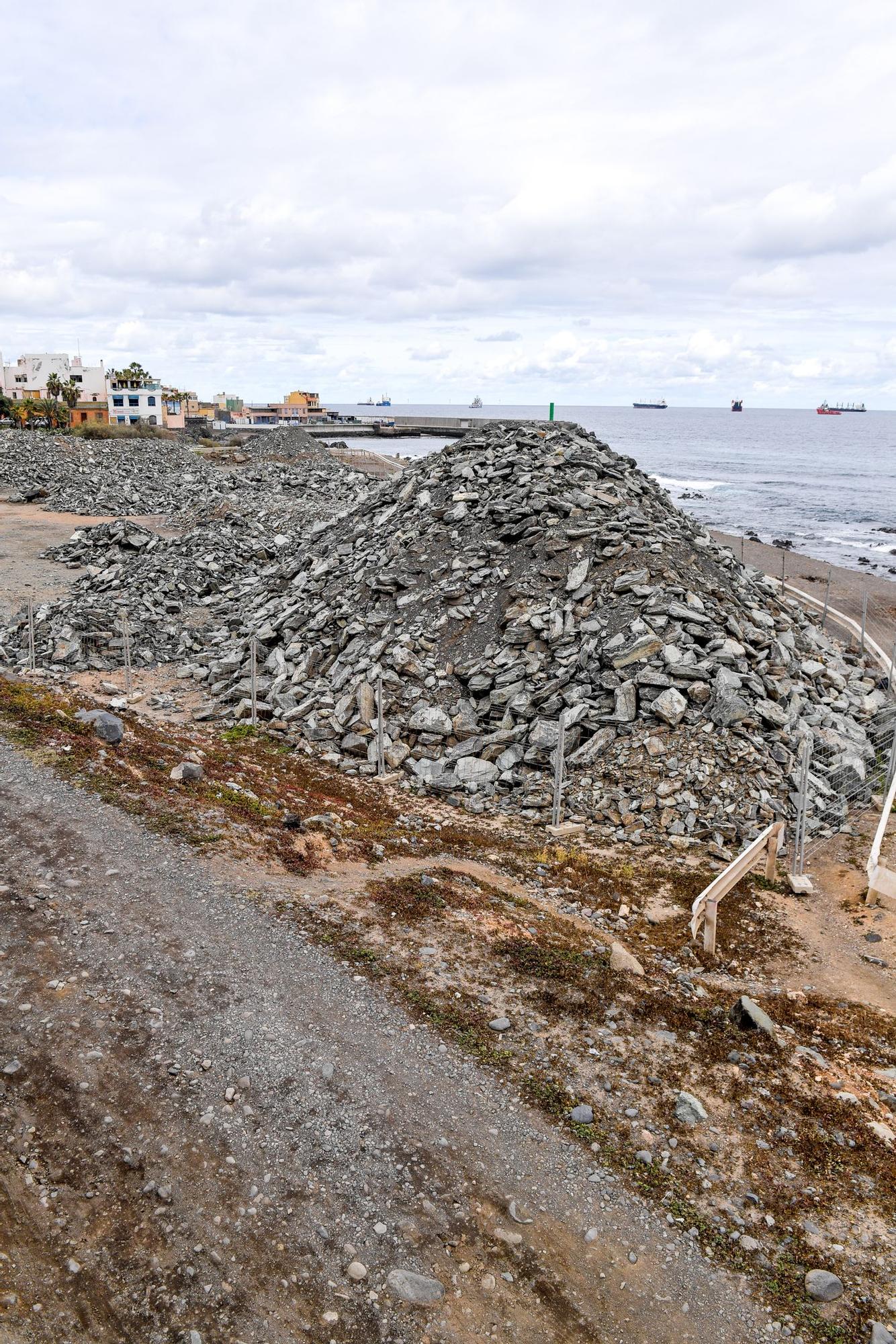 Estado de las obras en la Avenida Marítima, San Cristóbal y la estación de la Metroguagua en Hoya de la Plata