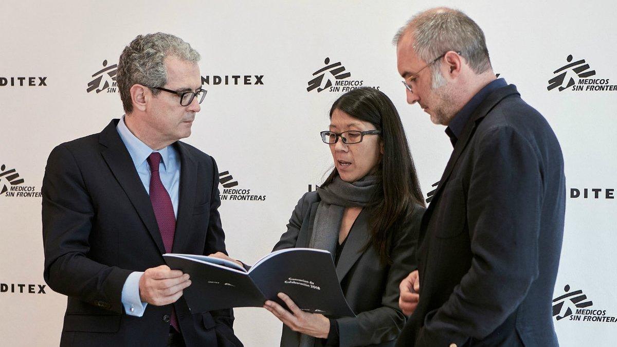 Inditex aporta 2,5 millones de euros a Médicos Sin Fronteras