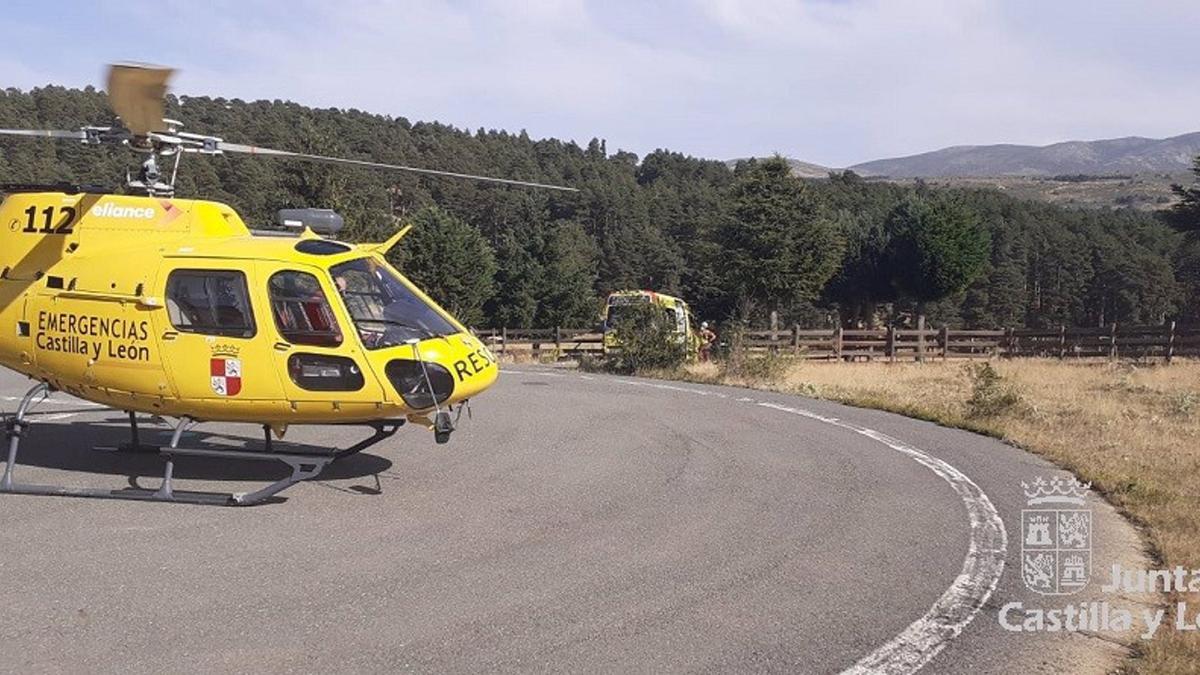 Imagen de archivo del helicóptero de rescate de Protección Civil.