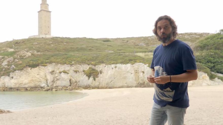 Plástico para cubrir toda la playa de As Lapas