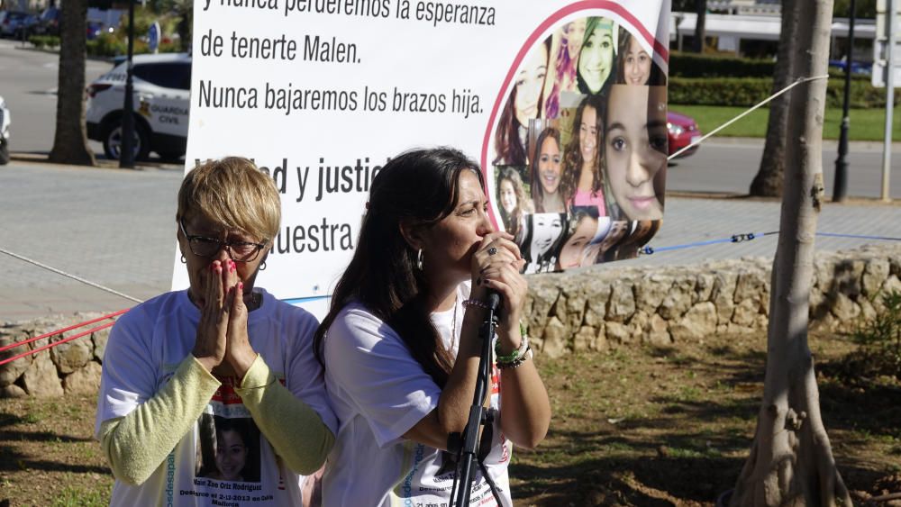 Concentración por el 21 cumpleaños de Malén Ortiz, desaparecida hace seis años