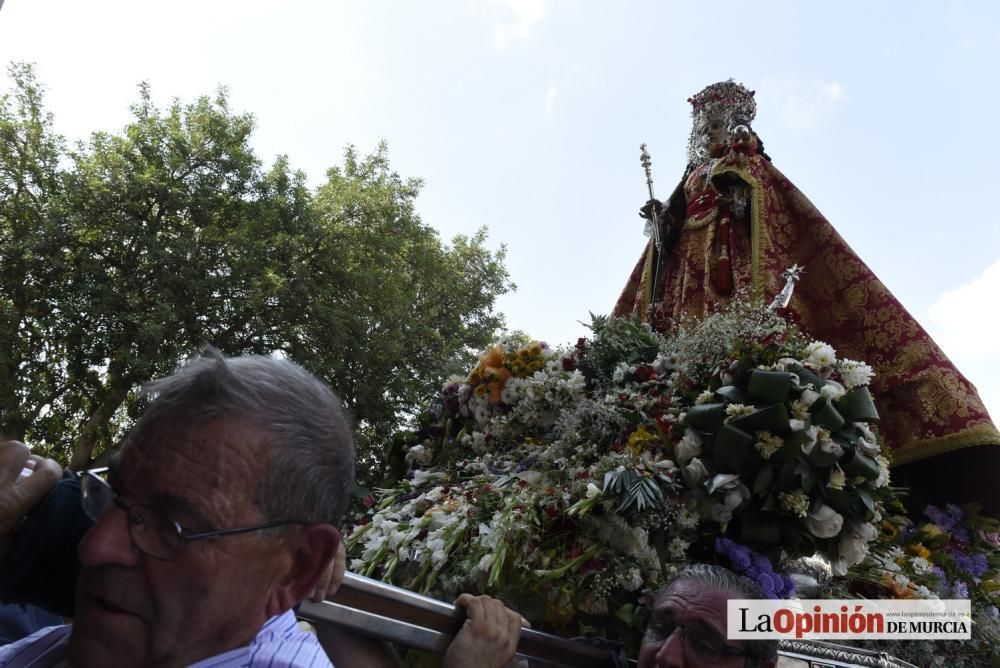 Romería de la Virgen de la Fuensanta: Llegada al S